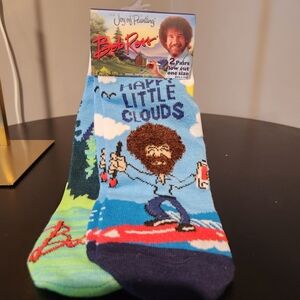 NWT - Bob Ross Socks 2 pairs